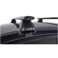 Rhino Rack Vortex 2500 Black 2 Bar Roof Rack For Kia Rio 5Dr Hatch 09/11 To 12/16