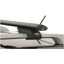 Rhino Rack Vortex Sx Black 2 Bar Roof Rack For Kia Sorento Xm 4Dr Suv With Roof Rails 10/09 To 05/15