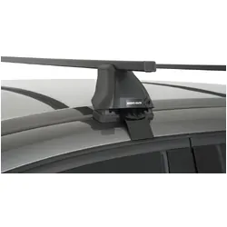 Rhino Rack Euro 2500 Black 2 Bar Roof Rack For Ford Kuga Tf 4Dr Suv 05/13 To 12/16