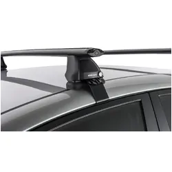 Rhino Rack Vortex 2500 Black 2 Bar Roof Rack For Kia Cerato 4Dr Sedan 08/13 To 05/18