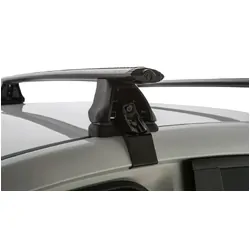 Rhino Rack Vortex 2500 Black 2 Bar Roof Rack For Mazda Mazda 3 Gen 3 Bm/Bn 4Dr Sedan 01/14 To 03/19
