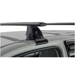Rhino Rack Vortex 2500 Black 2 Bar Roof Rack For Toyota Fortuner Gx 5Dr Suv 11/15 On