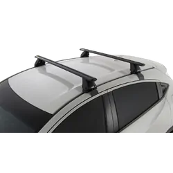 Rhino Rack Vortex 2500 Black 2 Bar Roof Rack For Honda Hr-V 4Dr Suv 02/15 On