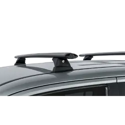 Rhino Rack Vortex Rch Black 2 Bar Roof Rack For Volkswagen Amarok 2H 4Dr Ute Dual Cab 02/11 On