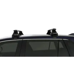 Rhino Rack Vortex 2500 Black 2 Bar Roof Rack For Toyota Rav4 Gen 5, Xa50 5Dr Suv 19 On