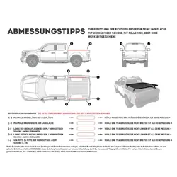 Front runner Ute Slimline II Load Bed Rack Kit / 1255(W) x 1560(L)