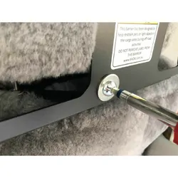 Light Cargo & Pet Barrier to suit Toyota LandCruiser 100/105 [Rear Handles Downwards]