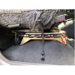 Fire Extinguisher Seat Mount to suit Toyota LandCruiser LC76 & 79 Dual Cab [LHS Passenger AU]