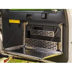 Rear Door Caddy to suit Toyota Prado 150 / Lexus GX 460 [Natural Stainless]