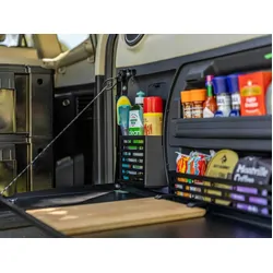 Rear Door Pocket Cages to suit Mitsubishi Pajero Gen 4 NS-NX [Undara Black]