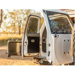 Rear Door Drop Down Table & Door Cards to suit Nissan Patrol Y61 GU