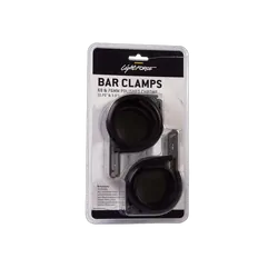Lightforce Pair Of Bar Clamps (Polished) To Suit 69Mm And 76Mm Diameter Bars