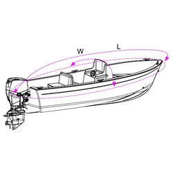 Oceansouth Storage/Trailerable Cover 3.3m - 4.0m Grey