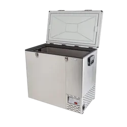 National Luna 125lt Fridge Stainless Steel