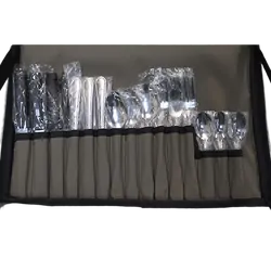 The Bush Company Deluxe Dining Set 6 Person in Canvas Box inside an Pioneer Box