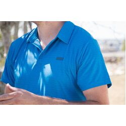 Nomad Design Polo Shirt Stacked - Marine Blue - L
