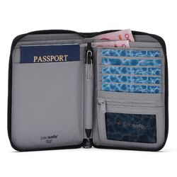 PACSAFE RFIDsafe Compact Travel Organizer S25 - Jet Black