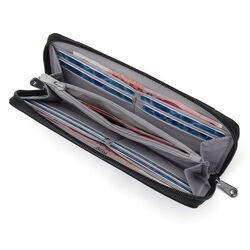 PACSAFE RFIDsafe Continental Wallet S25 - Jet Black
