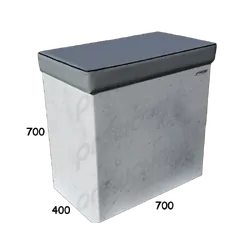 Prowave Centre Console Boat Seat Box 700L X 400W X 700H - Mid Blue