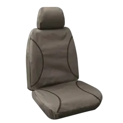 Tuff Terrain Canvas Black Seat Covers to Suit Holden Colorado RG Dual Cab All Badges 09/14-On FRONT