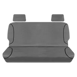 Tuff Terrain Canvas Black Seat Covers to Suit Nissan Navara D23 NP300 Series 1/2 DX RX ST ST-X Dual Cab 03/15-10/17 REAR