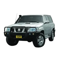Tuff Terrain Canvas Grey Seat Covers to Suit Nissan Patrol Y61/GU ST-S ST-L Ti Wagon 7 Seater 10/04-17 MIDDLE