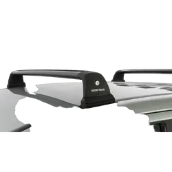Rhino Rack Vortex Rvp Black 2 Bar Roof Rack For Mitsubishi Triton Gen5 Mq/Mr 4Dr Ute Double Cab 04/15 On