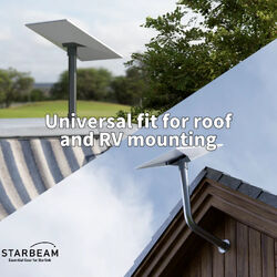 STARBEAM Starlink Gen 3 Standard Aluminum Pole Adapter for 25-48mm Pole