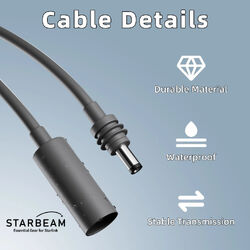 STARBEAM Starlink Mini DC to DC Female Adapter Power Extension - 17cm