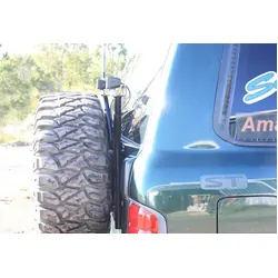 Superior Wheel Carrier Suitable For Nissan Patrol GU (With Light Arial Mounts) - SUP-GUWHCAR