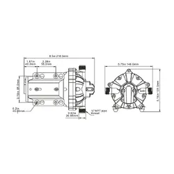 SEAFLO Deck Wash Kit 24V 5GPM 18.9LPM 70PSI