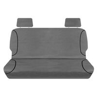 Tuff Terrain Canvas Grey Seat Covers to Suit Toyota Landcruiser Ute (HZJ79R) Single Cab Bucket Seats 99-07 FRONT