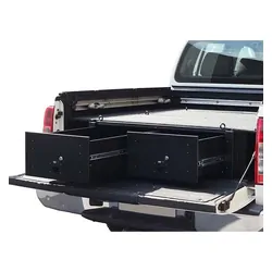 Front runner Nissan Navara D40 DC Drawer Kit