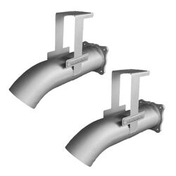 Redback Extreme Duty Twin 4" Exhaust for Toyota Landcruiser 79 Series Dual Cab