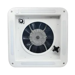 TRA Australia 12v Shower Roof Vent w/ LED Lights And Tinted Lid