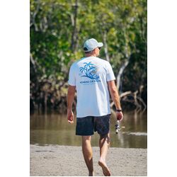 Nomad Design T-Shirt Marlin Sunset - White - L