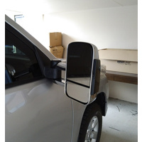 Extendable Towing Mirrors For Mitsubishi Pajero 2001-Onwards - Chrome