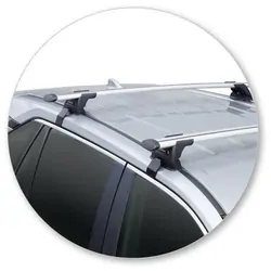 Yakima ThruBar 120cm Silver Pair (S16Y) To Suit Toyota Rav4 GX 05/2019-/On