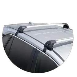 Yakima FlushBar 100 & 105cm Silver Pair (S26Y) To Suit Toyota Rav4 GX 05/2019-/On