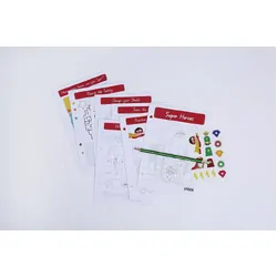 ZipBoom Kids Travel Journal Starter Pack Blush Pink