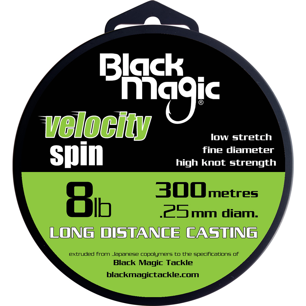 Black Magic Velocity Spin 8LB -300M
