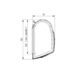 Thule 5200 4.02m Mystic Grey, Black Cassette 12v