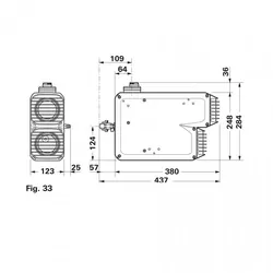 Truma Varioheat Gas Air Heating System (Includes Black Cowl)