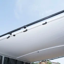 Aussie Traveller Anti-Flap Kit Medium & 2X Outback Explorer Curved Rafter Curvature: 55mm