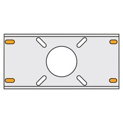 Kaiser High Back Recliner Captains Seat With Flip Up Armrests- Charcoal/Black