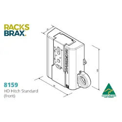 Racksbrax HD Hitch (Standard)