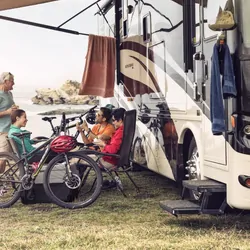 Dometic 8700 Wall Mount Roll-Out Awning 19ft Charcoal Black 102mm x 102mm x 2134mm