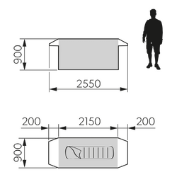 Dometic Pico FTC 1x1 TC Inflatable 1 Person Swag