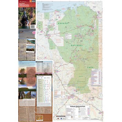 Top End National Parks Map: Litchfield, Katherine & Kakadu