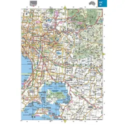 Australia Road & 4WD Easy Read Atlas - 292 x 397mm (13th Edition)
